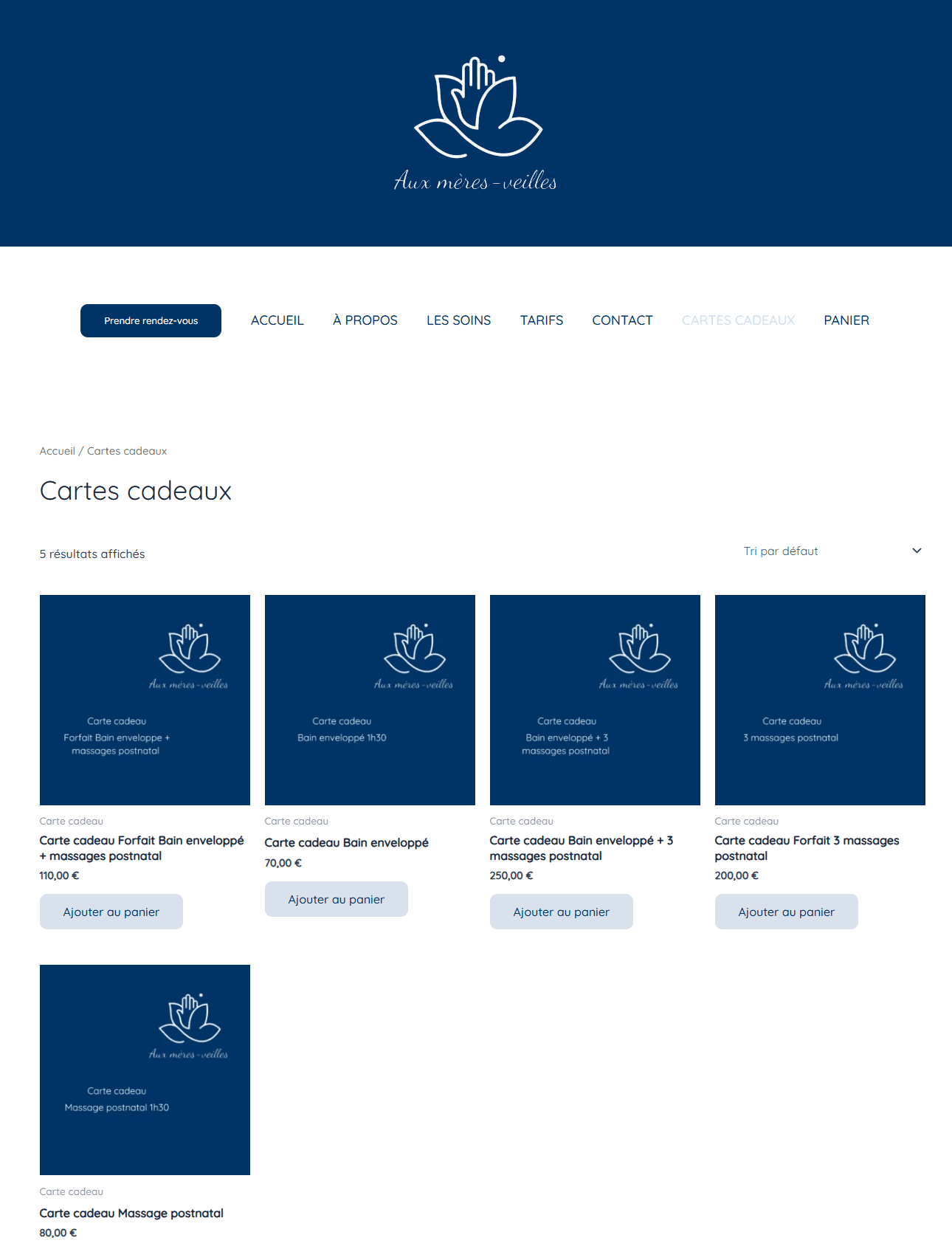 Aux mères-veilles – soins postnatals
